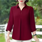 Women Summer Blouse Half Sleeve Casual Loose Fit Shirt