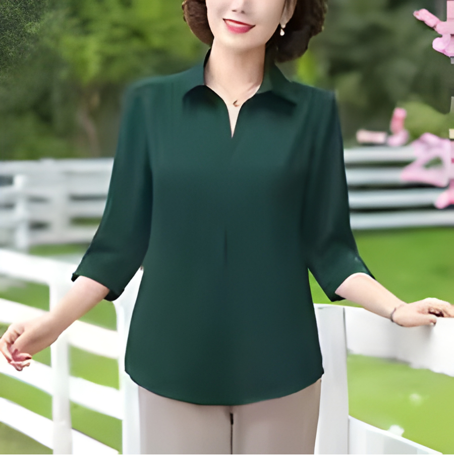 Women Summer Blouse Half Sleeve Casual Loose Fit Shirt